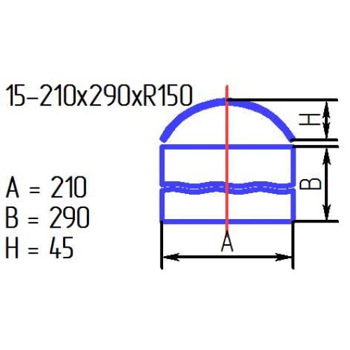 Рассеиватель 15-210х290хR150-061 "Ночь" пес.бел. 1 цв.+