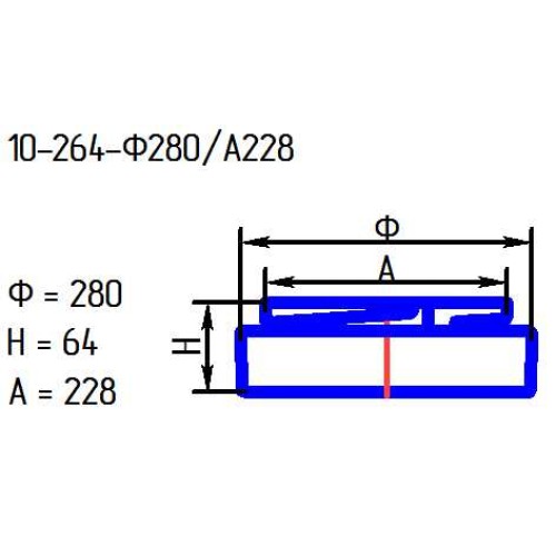 Рассеиватель 10-264-ф280/А228 опал.мат.