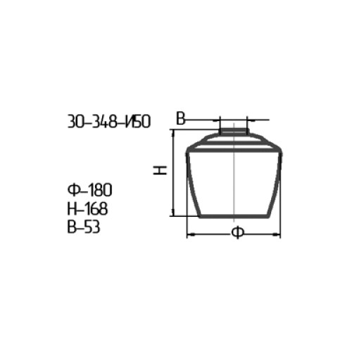 Рассеиватель 30-348-и 50 опал.мат. ("Синди")