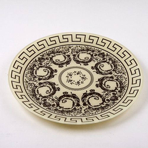 Тарелка пирожковая 85-126 14 см. "Стиль" шмп.кор. 2 цв.