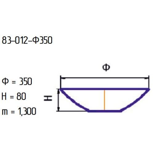 Блюдо 83-012-35 см. "Голландия" алеб.зел.