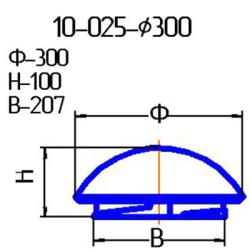 Рассеиватель 10-025-ф300 А 207 опал.мат.