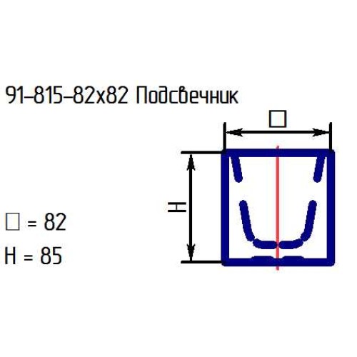 Кашпо 91-815-82х82 Подсвечник проз.
