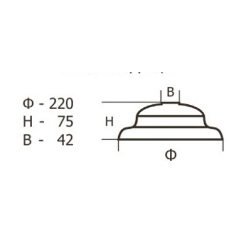 Рассеиватель 33-014-ф220/в 42 алеб.мат.