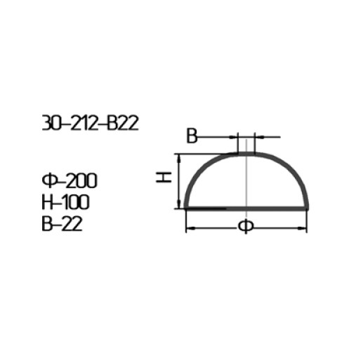 Рассеиватель 30-212-в 22 опал.мат. (I-11471)