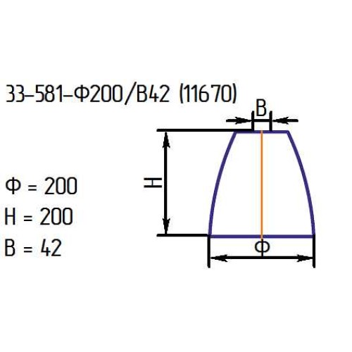 Рассеиватель 33-581-ф200/в 42 проз.мат.крш.бел."Тея" (11670)