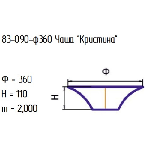 Блюдо 83-090-36 см. "Кристина" алеб.