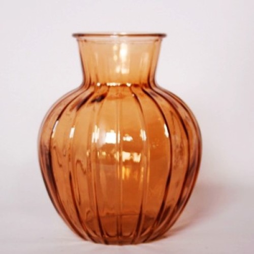 Ваза 92-001-20 см. "Белла 1" коньяк.