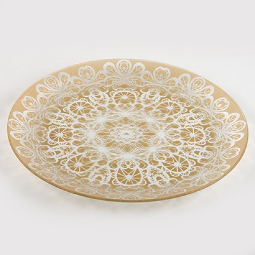 Тарелка обеденная 85-141-30 см. "Кружево 1" зол. 1 цв.