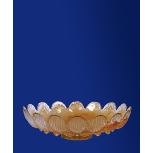 Салатник 83-586-28 см. "Ямки"бол.алеб.беж.