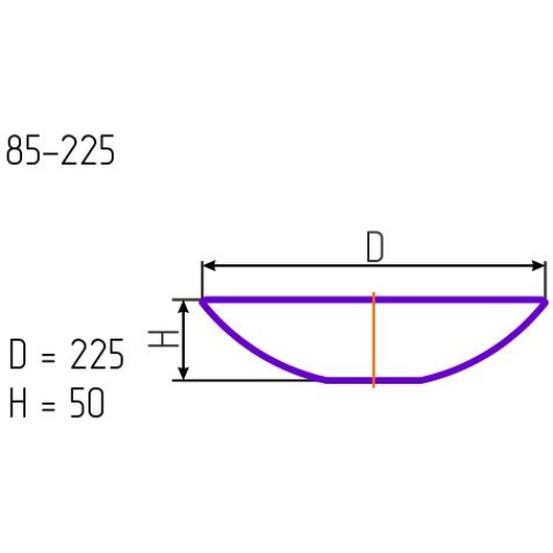 Тарелка глубокая 85-191-22,5 см. "Бисерное кружево 1" лзр. 1 цв.