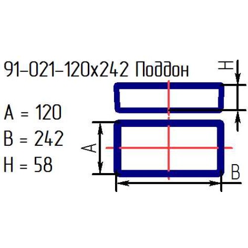 Кашпо 91-021-120х242 Поддон проз.крш.лзр.опак.