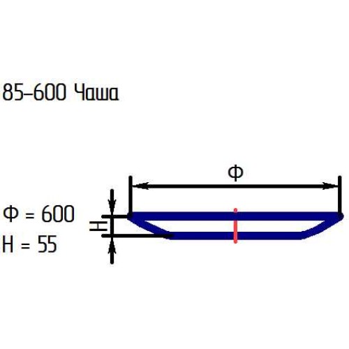 Блюдо 85-000-60 см. проз.