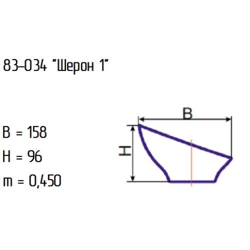 Блюдо 83-034-16 см. "Шерон 1" рубин.