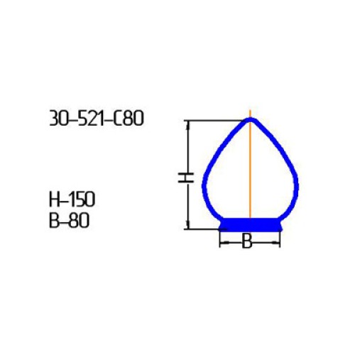 Рассеиватель 30-521-с 80 проз. "Шишки"