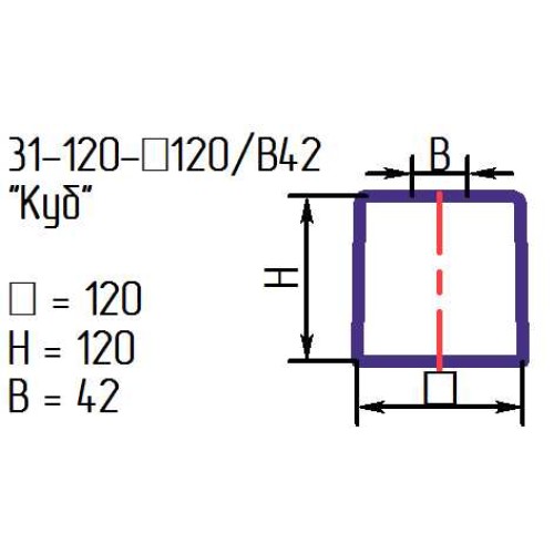 Рассеиватель 31-120-120х120-в42 проз.мат."Диско" бел.