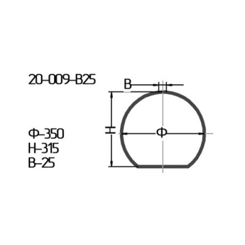 Рассеиватель 20-009-в 25 опал.мат. ("Рондо 1")