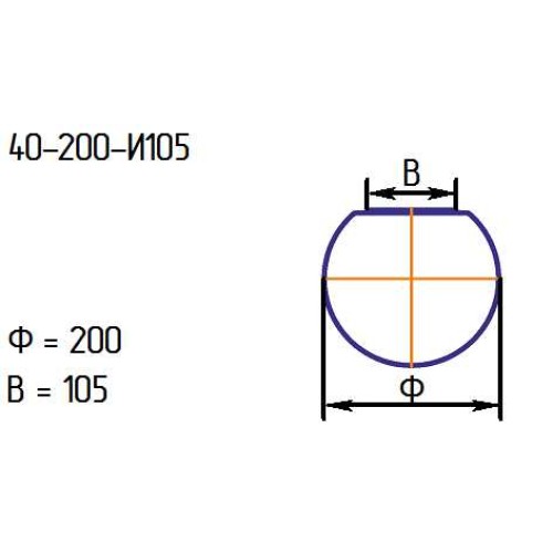 Рассеиватель 40-200-и 105 алеб.мат.