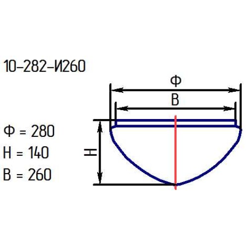 Рассеиватель 10-282-и260 опал.крш.зел.169С