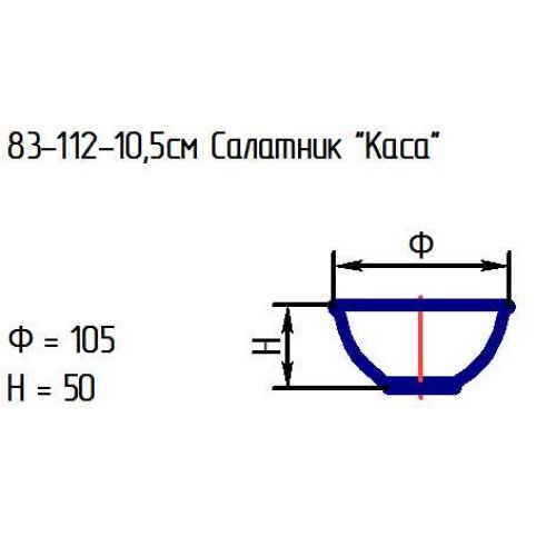 Пиала 83-112-10,5 см. "Деко" бел.отв.зол.