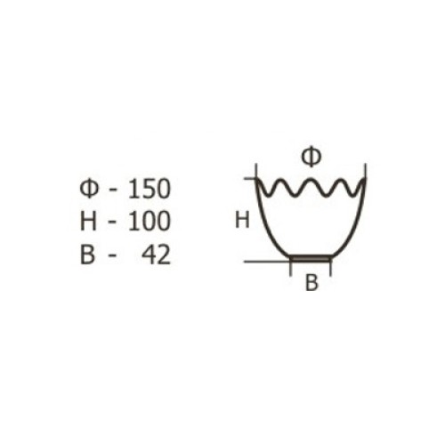 Рассеиватель 33-003-в 42 алеб. мат. ("Цветок")