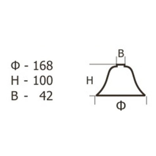 Рассеиватель 33-017-ф168/в 42 алеб. мат. ("Шарвази 3")