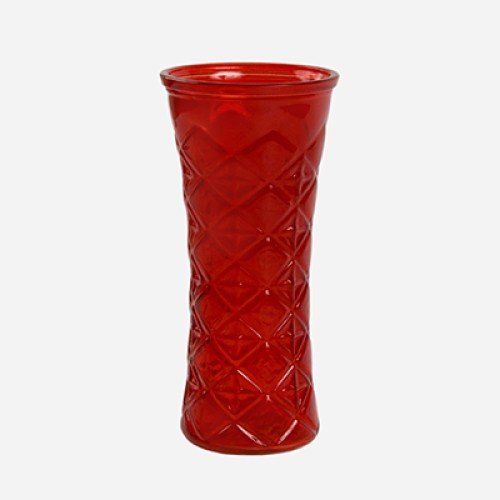 Ваза 92-048-20 см. "Альба 1" рубин.7427С (И)