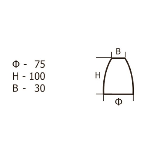 Рассеиватель 30-206-в 30 "Стакан" опал.крш.шмп.