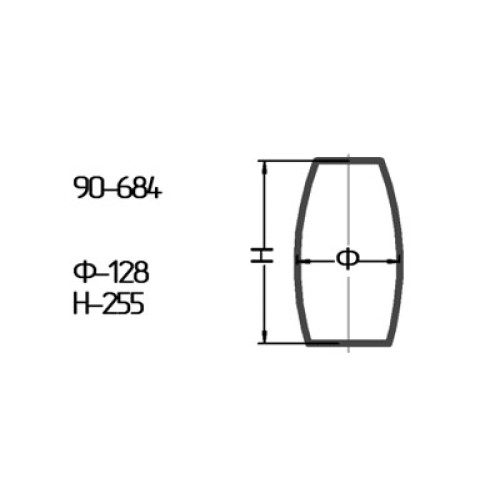 Ваза 90-684 проз.крак.крш.зел.579С