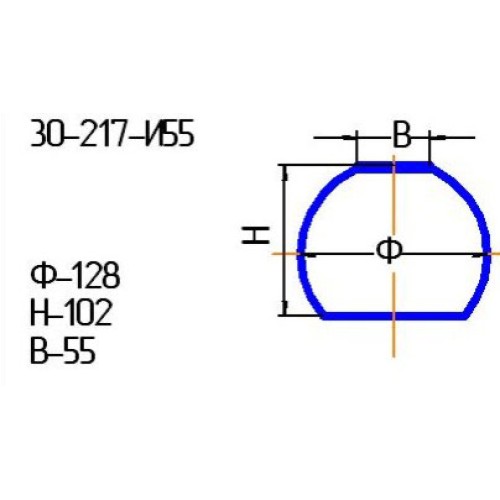 Рассеиватель 30-217-и 55 проз.крак.крш.беж. ("Сфера")