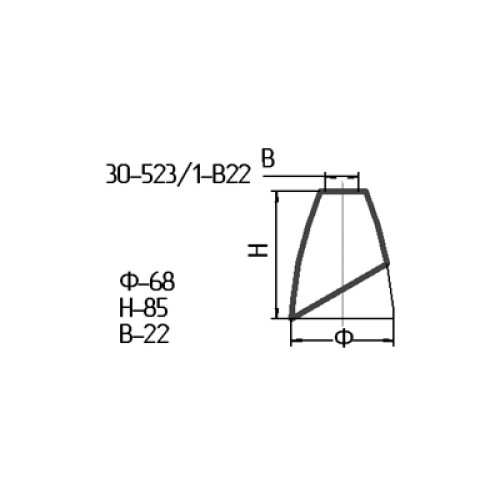 Рассеиватель 30-523/1-в 22 опал.  (1025/1)