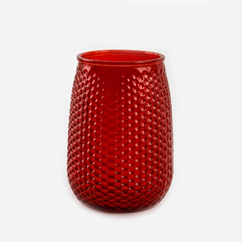 Ваза 92-054-20 см. "Аксоль 1" рубин.7427 (И)