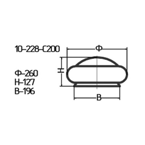 Рассеиватель 10-228-с200 алеб. ("Морозко")