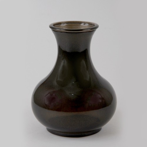 Ваза 92-008-1-20 см. шоколад.металлик.