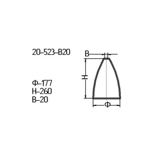 Рассеиватель 20-523-в 20 опал.мат. (GL-927)