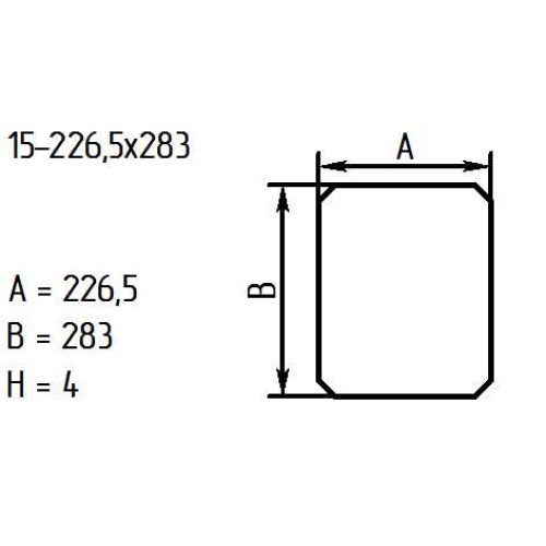 Рассеиватель 15-226,5х283-530 "Прожектор 50W" сер.чрн.орж. 3 цв.