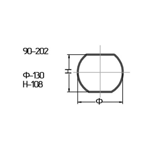 Ваза 90-202 "Листья" опал.