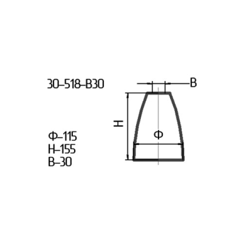 Рассеиватель 30-518-в 30 опал.мат. (4961)