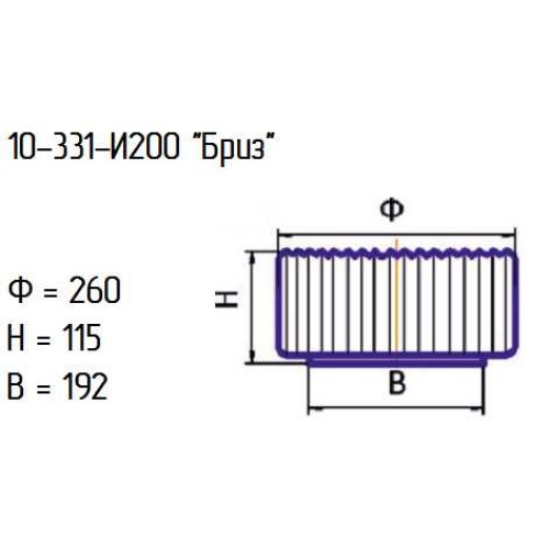 Рассеиватель 10-331-и200 опал./С ("Бриз")