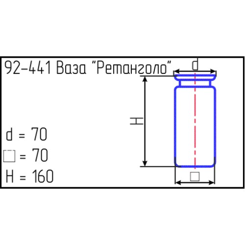 Ваза 92-441-16 см. "Ретанголо" жел.102С